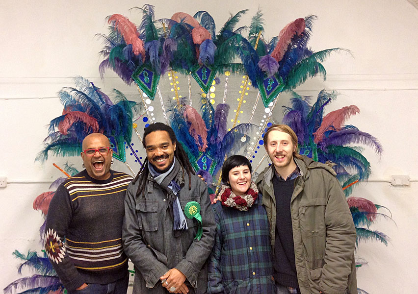 rashid nix with South London residents